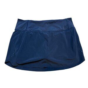 Athleta Black Run With It 14" Skort L Womens Activewear